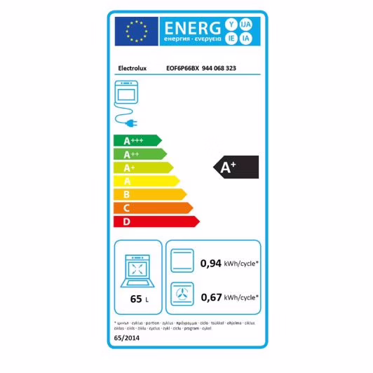 Four chaleur tournante ELECTROLUX EOF6P66BX