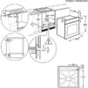 Four multifonction Pyrolyse ELECTROLUX EOF4P46X - 72 litre(s)