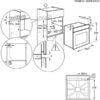 Four multifonction Pyrolyse ELECTROLUX EOF4P46X - 72 litre(s)