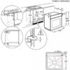 Four multifonction Pyrolyse ELECTROLUX EOF6P46V1 - 72 litre(s)