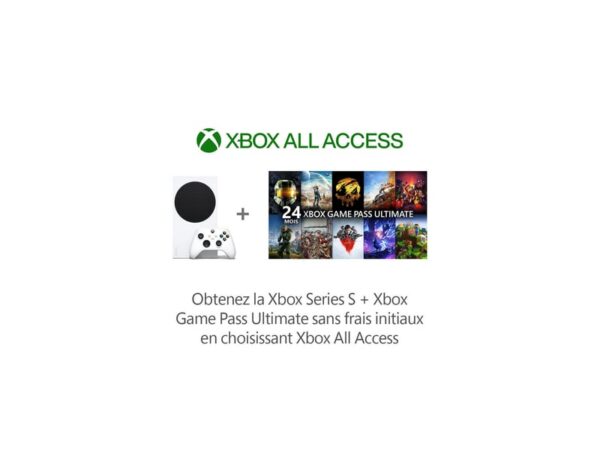 Console microsoft xbox series s blanc