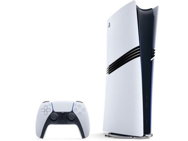 Console sony playstation 5 pro ps5 pro (cfi-7021) 2 to avec manette dualsense blanche et jeu ea sports fc 26