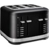 Grille pain 2 fente(s) KITCHENAID 5KMT4109EBM - Noir