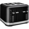 Grille pain 2 fente(s) KITCHENAID 5KMT4109EBM - Noir