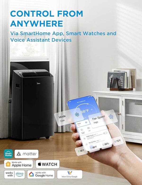 Midea MAP14HS1TBL-A Climatiseur mobile6 Midea MAP14HS1TBL-A Climatiseur mobile