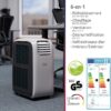 SUNTEC Climatiseur Mobile Reversible TRANSFORM2 SUNTEC Climatiseur Mobile Reversible TRANSFORM 10.500 Eco R290, 6 en 1 : Indoor/Outdoor Refroidissement, Chauffage, ventilateur, Déshumidificateur 10.500 BTU/h